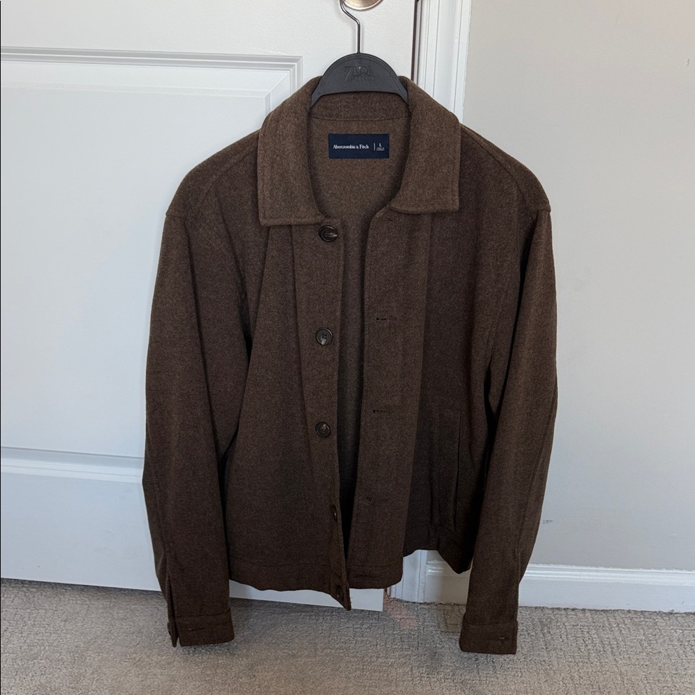 Abercrombie & Fitch Dark Brown Shirt Jacket